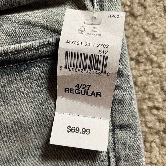 Gap size 4 (27) gray denim leggings - Picture 3 of 5